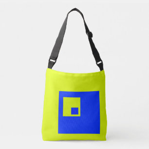 Sac Ajustable Carrés jaunes et bleus