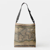 Sac Ajustable Carte antique du monde (Dos)