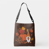 Sac Ajustable Carte Citrouille Gnome d'automne (Dos)