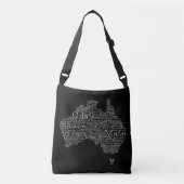 Sac Ajustable Carte de l'argot australien (Devant)
