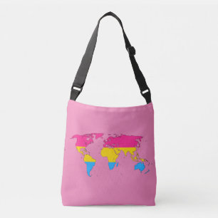 Sac Ajustable Carte du monde de la fierté de la transexualité