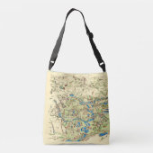 Sac Ajustable Carte illustrée de Yosemite (Dos)