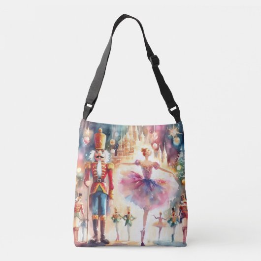Sac Ajustable Casse-noisette Ballet Aquarelle Noël Ballerina (Dos)