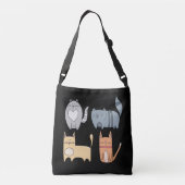 SAC AJUSTABLE CAT CATS FOURRE-TOUT PURSES (Dos)