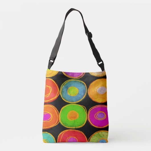 Sac Ajustable Cercles Art Abstrait (Dos)
