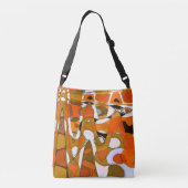 Sac Ajustable Cercles d'automne lumineux : motif abstrait. (Dos)