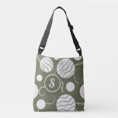 Sac Ajustable Cercles de crème Monogramme (Devant)