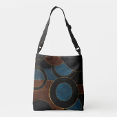 Sac Ajustable Cercles Géométriques Abstraits Paillettes Or Feuil (Dos)