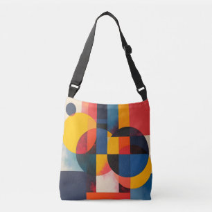 Sac Ajustable Cercles géométriques et blocs de couleurs