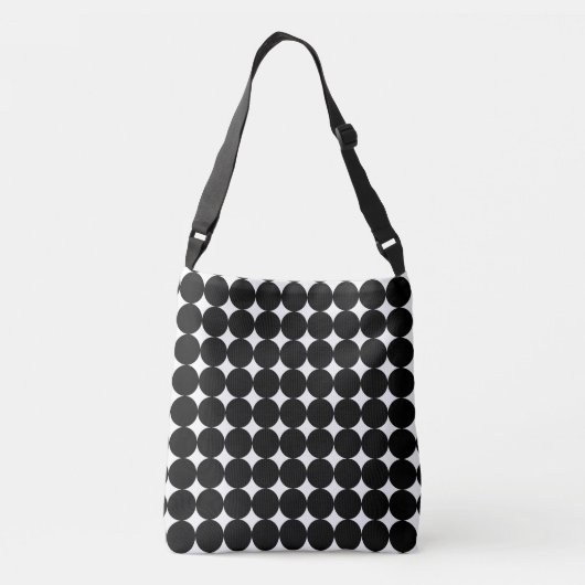 Sac Ajustable Cercles noirs et blancs (Dos)