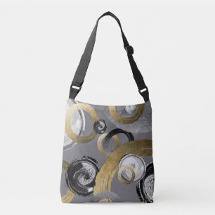 Sac Ajustable Cercles noirs et blancs approximatifs d'anneaux