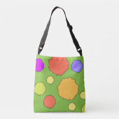 Sac Ajustable Cercles rétro colorés géométriques funky (Dos)