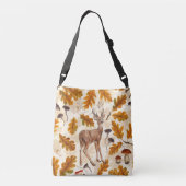 Sac Ajustable Cerf dans la forêt automnale (Dos)