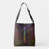 Sac Ajustable Chakras rougeoyant coloré (Dos)