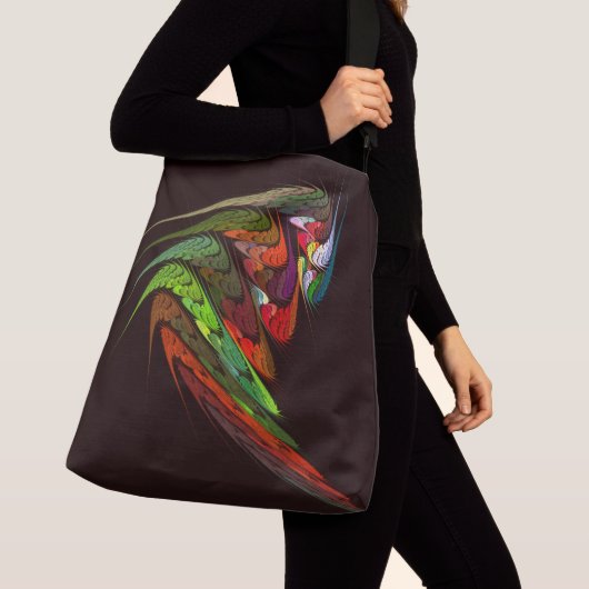 Sac Ajustable Chameleon Corps Croix Art Abstrait (De près)