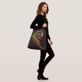 Sac Ajustable Chameleon Corps Croix Art Abstrait (Sur le modèle)