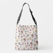 Sac Ajustable Champignons colorés Doodle Motif (Dos)