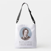 Sac Ajustable Charlotte Bronte Portrait et citation (Dos)