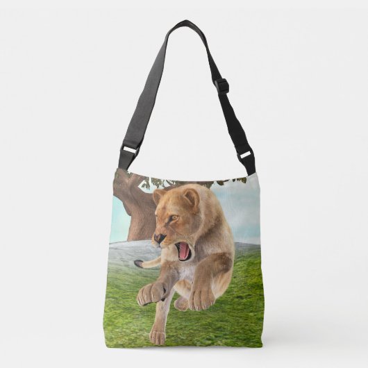 Sac Ajustable Chasse à la lionne (Devant)