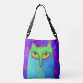 Sac Ajustable Chat Abstrait (Dos)