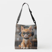 Sac Ajustable Chat au gingembre (Dos)