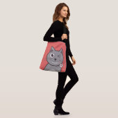 Sac Ajustable Chat clignotant drôle de Kitty de bande dessinée (Sur le modèle)