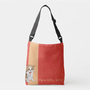 Sac Ajustable Chat Clutch Plié Ici Kitty, Kitty