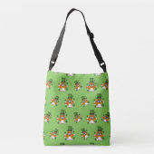 Sac Ajustable Chat de la Saint Patrick avec dessin Shamrock (Dos)