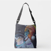 Sac Ajustable Chat de l'espace (Devant)