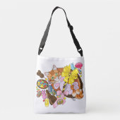 Sac Ajustable Chat de Pâques Orange (Dos)