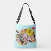 Sac Ajustable Chat de Pâques Orange (Devant)