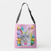 Sac Ajustable Chat de Pâques Whimsical avec oreilles lapin (Dos)