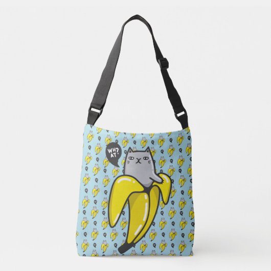Sac Ajustable Chat en banane (Devant)