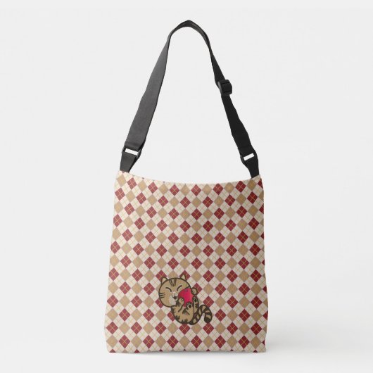 Sac Ajustable chat et pomme (Devant)