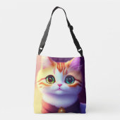Sac Ajustable Chat mignon et duveteux (Dos)