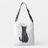 Sac Ajustable chat noir (Dos)
