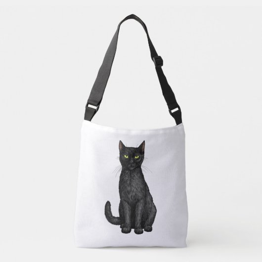 Sac Ajustable chat noir (Devant)