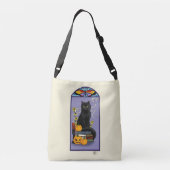 Sac Ajustable Chat noir Art Nouveau (Dos)