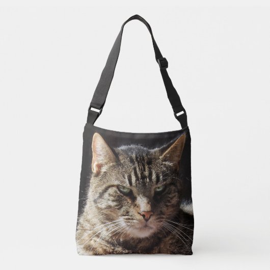 Sac Ajustable Chat tigré grognon (Devant)