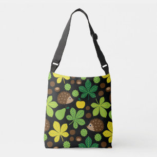 Sac Ajustable Châtaignes et hérissons Motif sans couture
