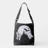 Sac Ajustable Château gothique et lune (Devant)