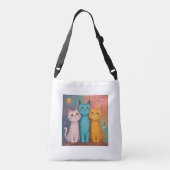 Sac Ajustable chats souriants (Dos)