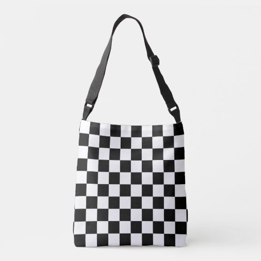 Sac Ajustable Checkered noir et blanc (Dos)