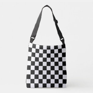 Sac Ajustable Checkered noir et blanc
