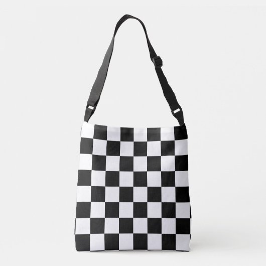 Sac Ajustable Checkered noir et blanc (Dos)