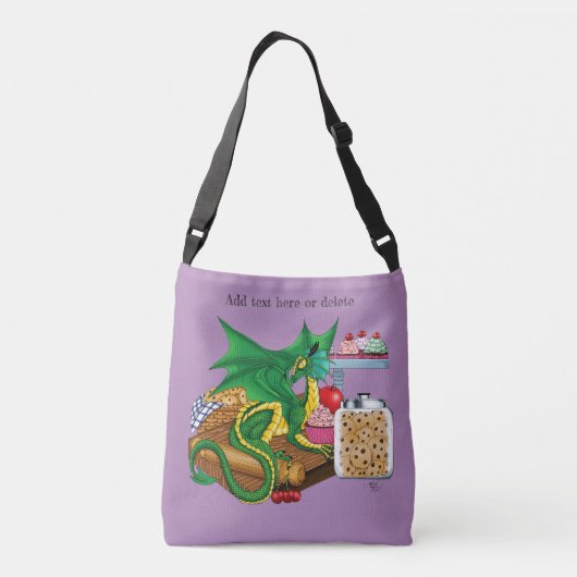 Sac Ajustable Chef pâtissier Dragon Vert (Dos)