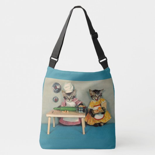 Sac Ajustable chef tabby kitten et assistant tabby kitten (Devant)
