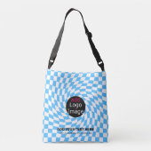 Sac Ajustable Chèque professionnel moderne Pale Blue Custom (Dos)