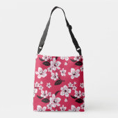 SAC AJUSTABLE CHERRY BLOSSOM - SAKURA (ROUGE) (Dos)