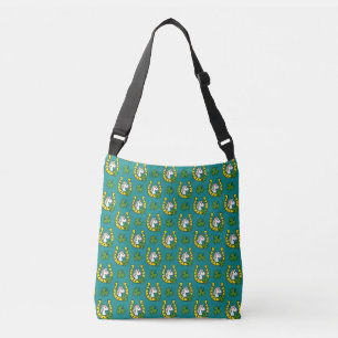 Sac Ajustable Cheval blanc avec Chaussure de Cheval d'or, Motif